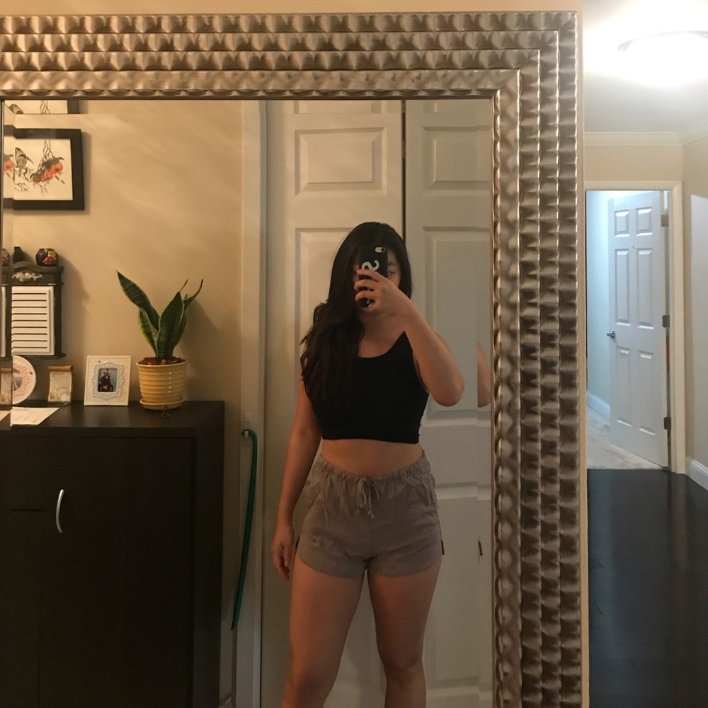 Light pink Brandy Melville drawstring shorts